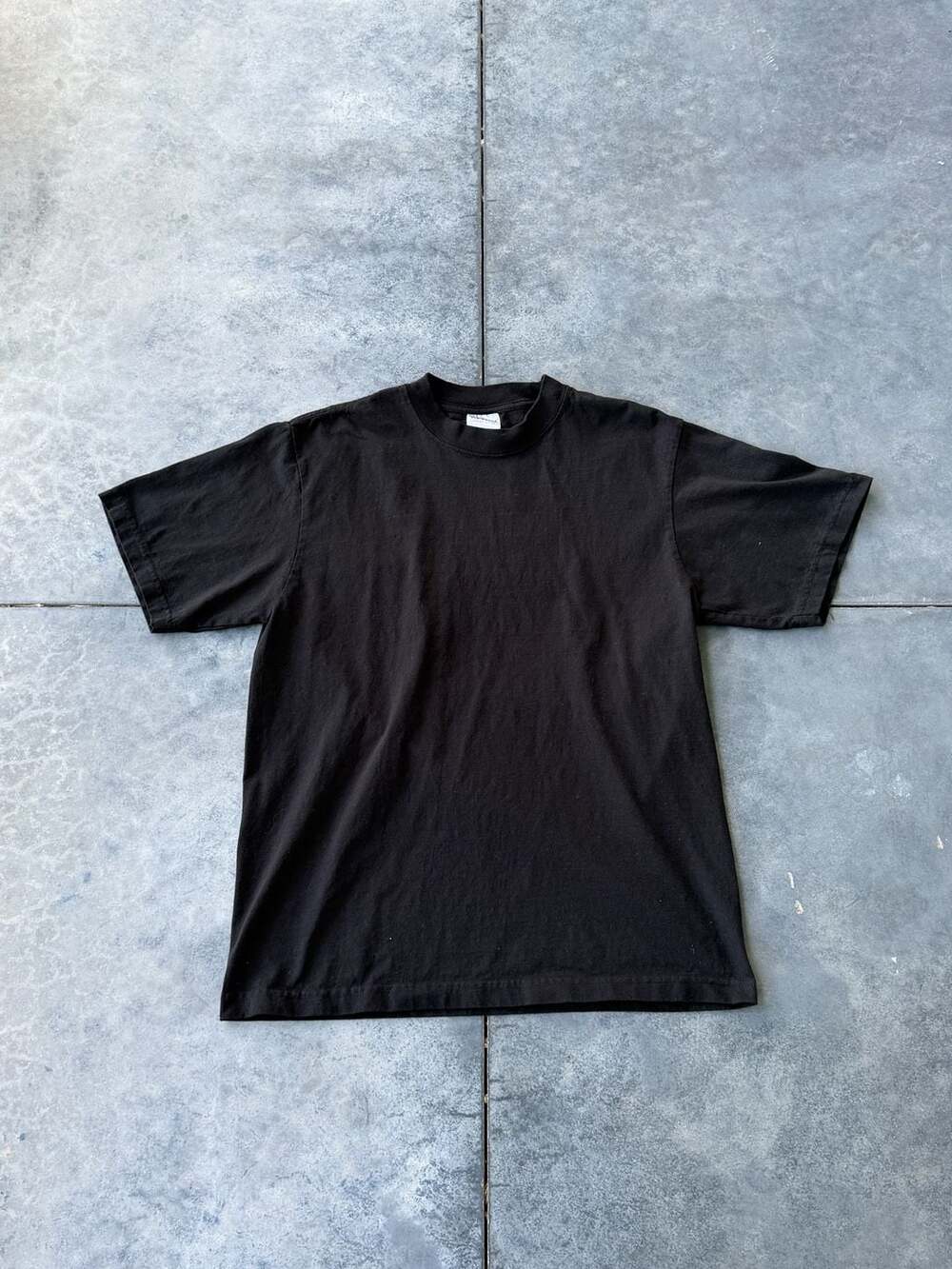 Shaka Wear SuperMaxHeavy Garment Dye Blank T-Shirt Black Medium